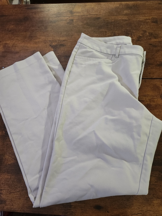 Christopher & Banks Pants - Christopher & Banks Cream Straight Leg Pants